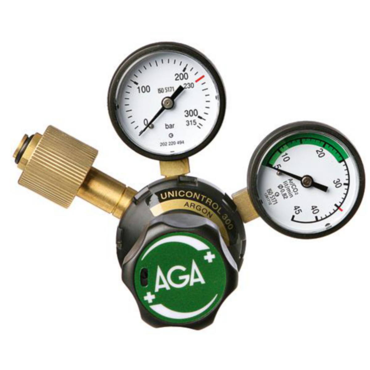 Regulator AGA UNICONTROL 300 Hand Tight - REGULATOR AGA UNICONTROL 300 HT ARGON