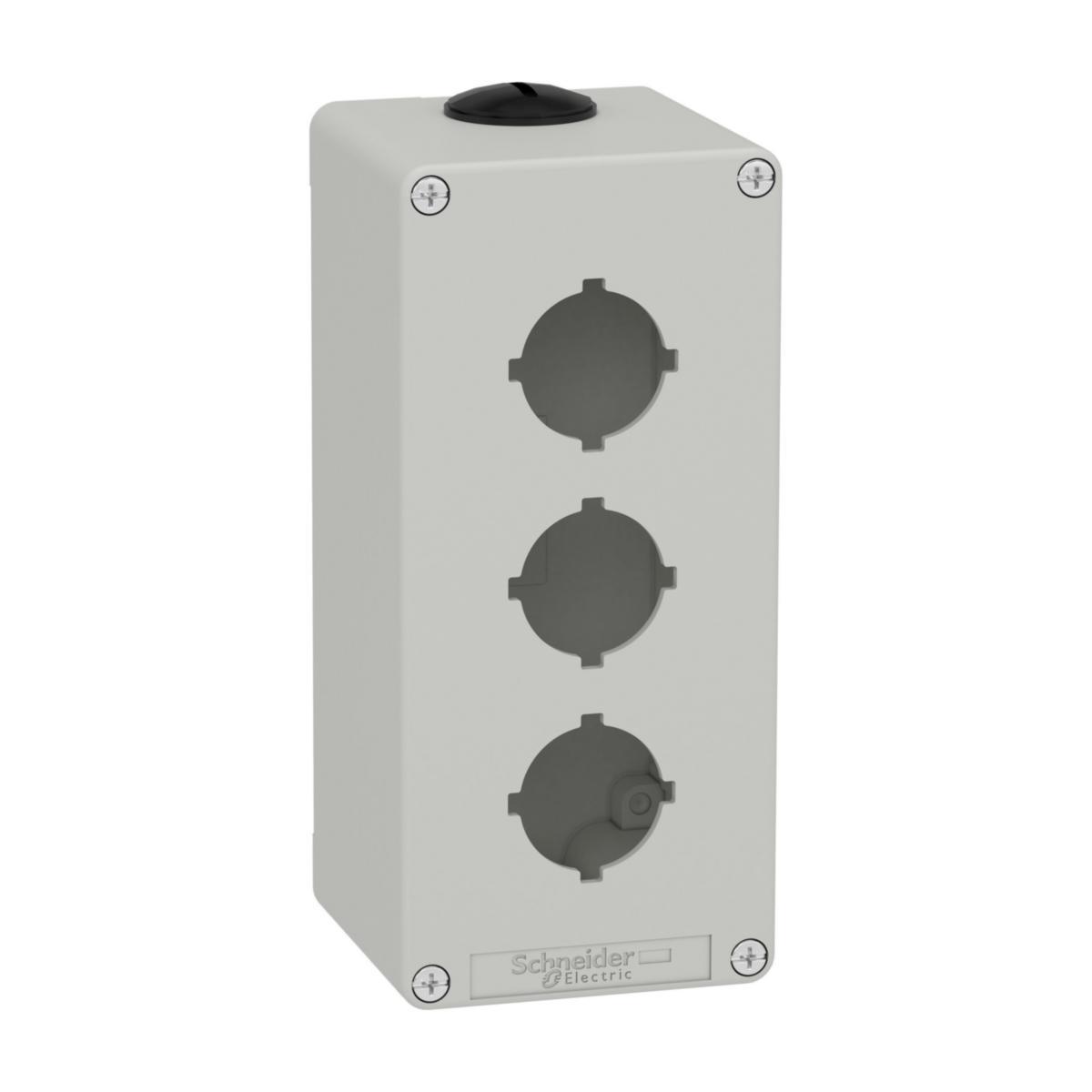 Tryckknappslåda Harmony XAP - KAPSLING 3HÅL 30MM 80X175X77 XAPD3603