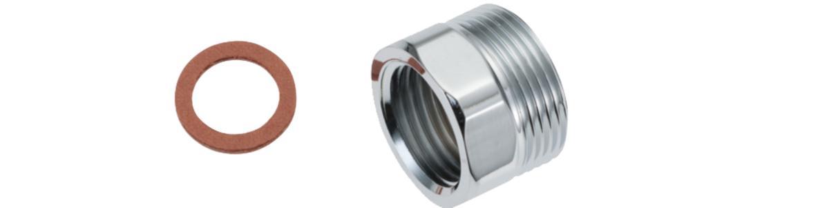 Övergångsnippel M34xG15, Mora - MA M34XR15 ÖVERGÅNGSNIPPEL IN/UTV.GG, M-PACK,.FRK