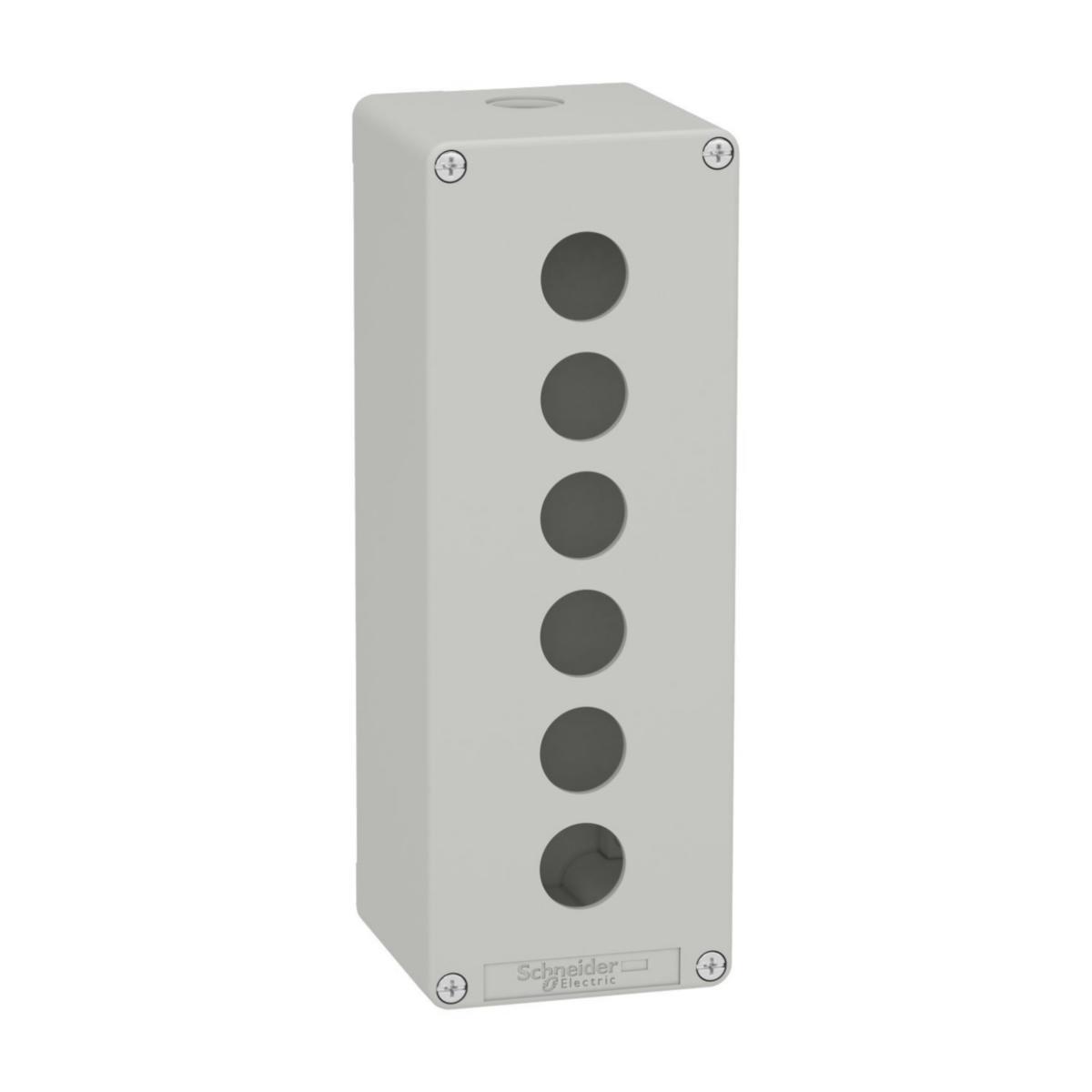Tryckknappslåda Harmony XAP - KAPSLING 6HÅL 22MM 80X220X77 XAPD4506
