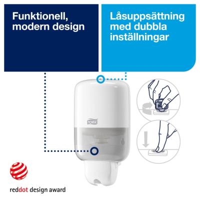 DISPENSER TORK MINI TVÅL S2 VIT 561000