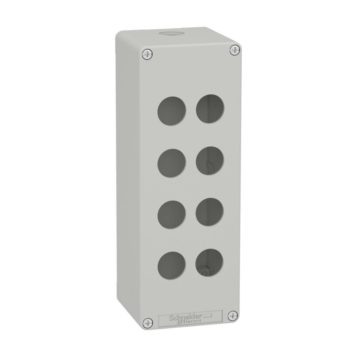 Tryckknappslåda Harmony XAP - KAPSLING 8HÅL 22MM 80X220X77 XAPD4508