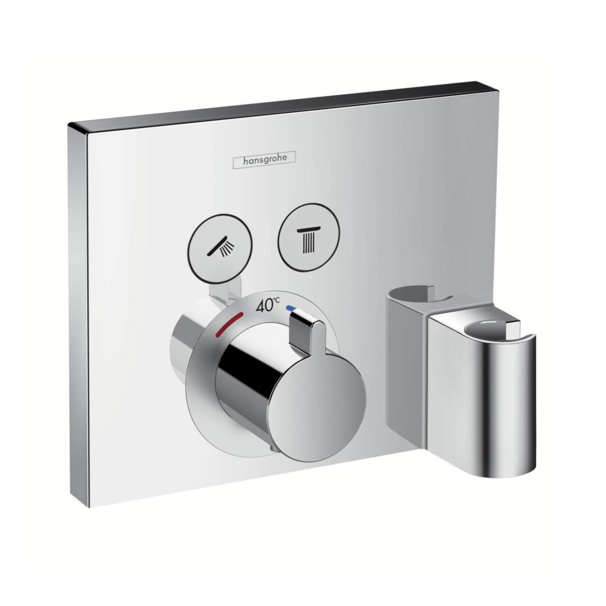 Inbyggnadsblandare Select termostat 2-utlopp, Hansgrohe - HANSGROHE INBYGGNADSBLANDARE SELECT INBTERM, 2-UTLOPP