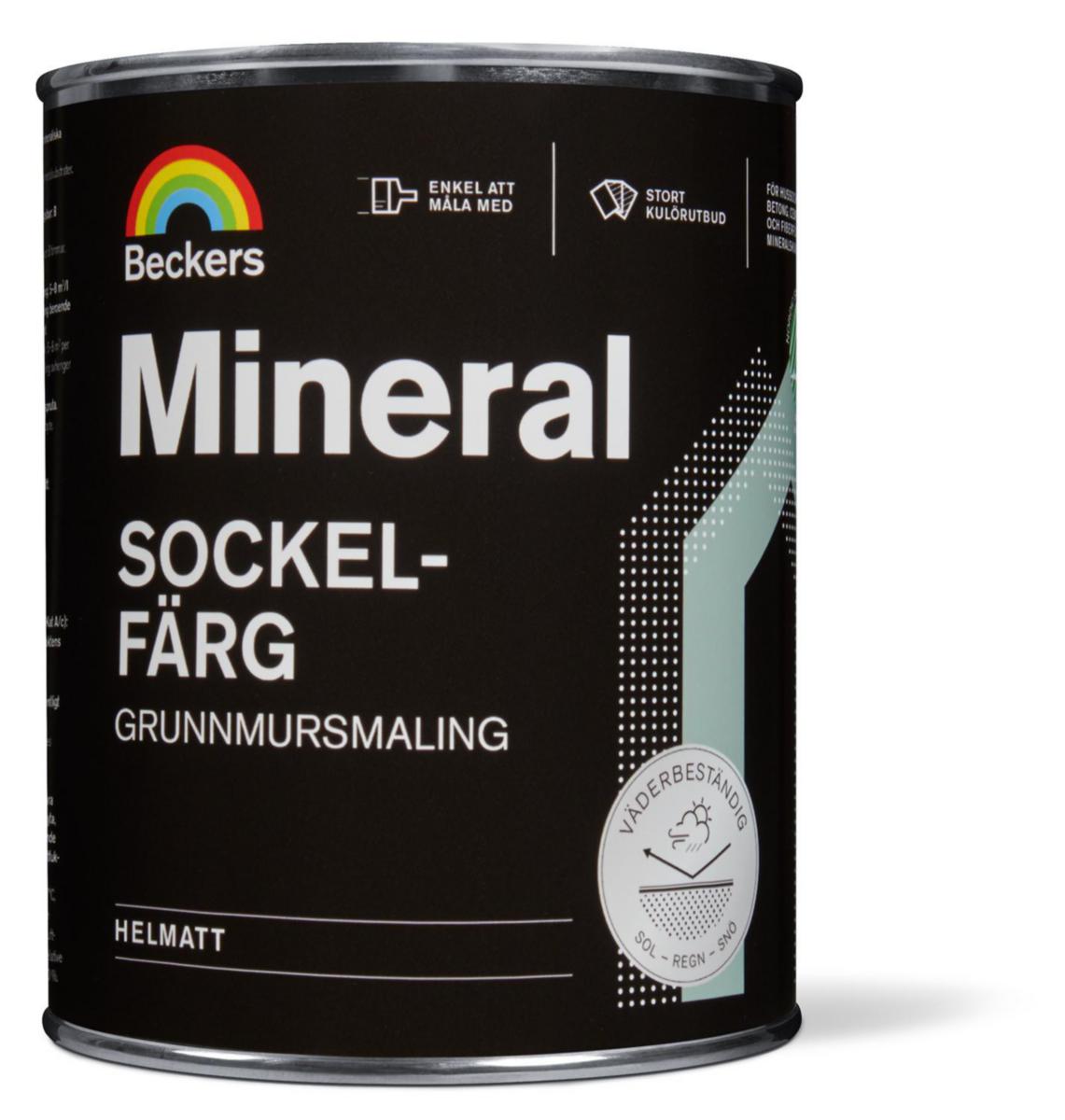 Sockelfärg - SOCKELFÄRG MINERAL BAS C 0,9L