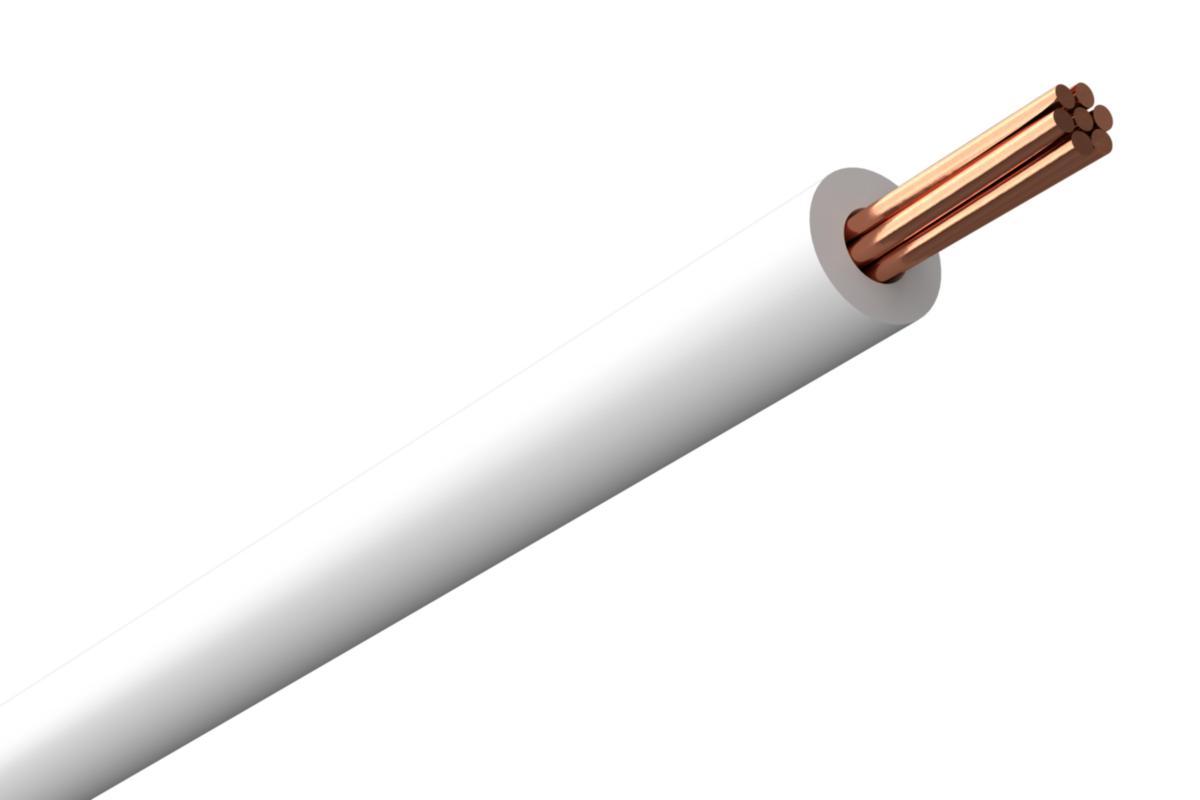 Installation cable halogen-free FQ H07Z1-R, a-collection - FQ 2,5 mm WHITE 20M H07Z1-R
