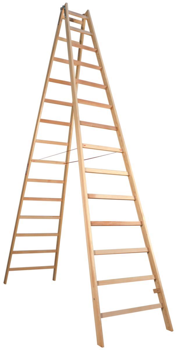 Wienerstege Laggo trä - WIENERSTEGE LAGGO TRÄ 2X14STEG PLATTFORMSHÖJD 328 CM