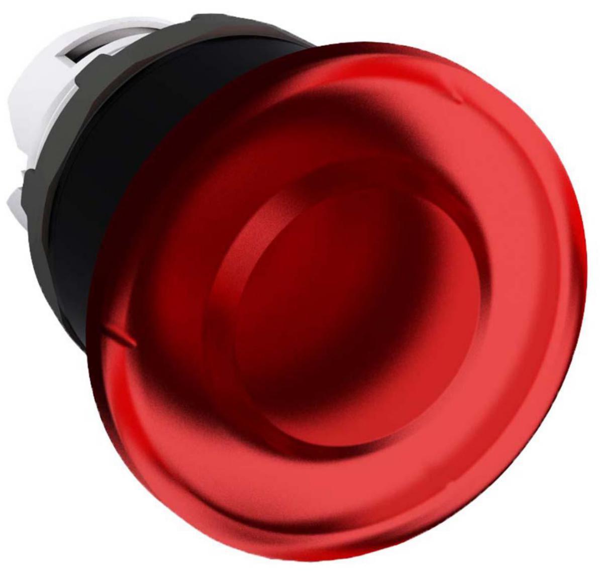 Svamptryckknapp i delar Ø 40 mm belyst - SVAMPTRYCKE 40MM RÖD 1SFA611124R1101