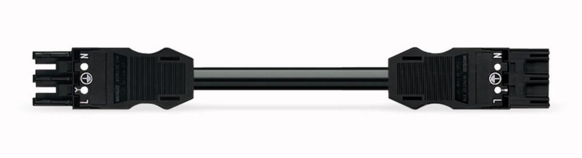 Kablage Snabbkoppling Winsta Cca, hona-hane - KABLAGE CCA 3G1,5 HO/HA 1M SV 771-9393/066-101
