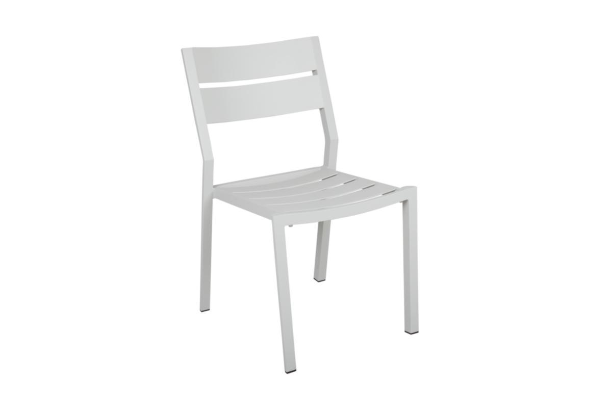 Matstol, Delia - MATSTOL LJUSGRÅ ALUMINIUM 6-PACK DELIA BRAFAB