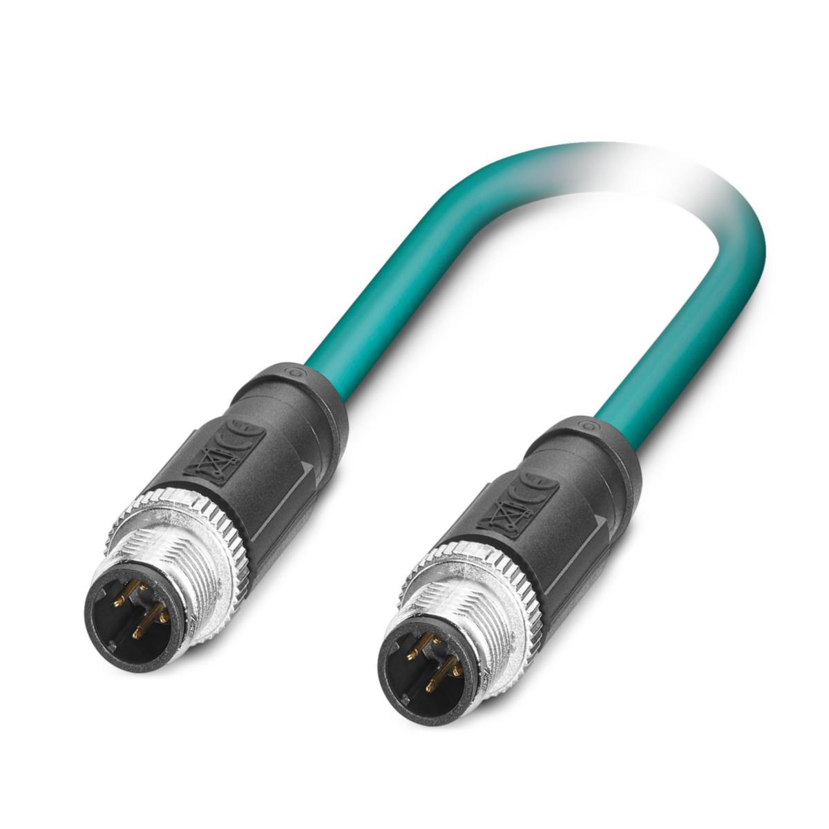 Nätverkskabel M12 NBC - NÄTVERKSKABEL M12 5M PUR 4-POL NBC-M12MSD/ 5,0-93E/M12MSD