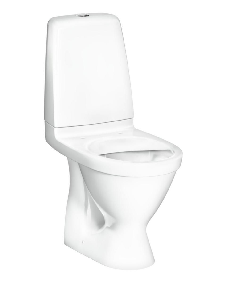 WC-stol Public Golv, Gustavsberg - GBG PUBLIC WC HF C+ P-LÅS, SKRUV/LIM, 4L, EX.SITS