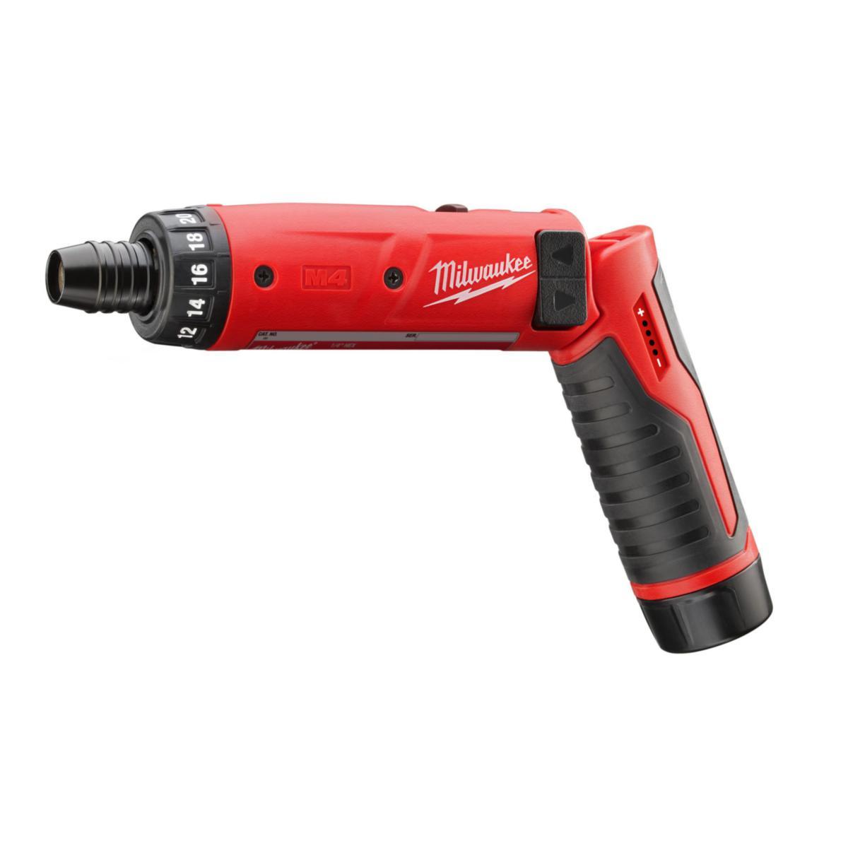 Vinkelskruvdragare Milwaukee M4 D-202B - SKRUVDRAGARE MILWAUKEE M4 D M4 D-202B 4V 2X2,0AH
