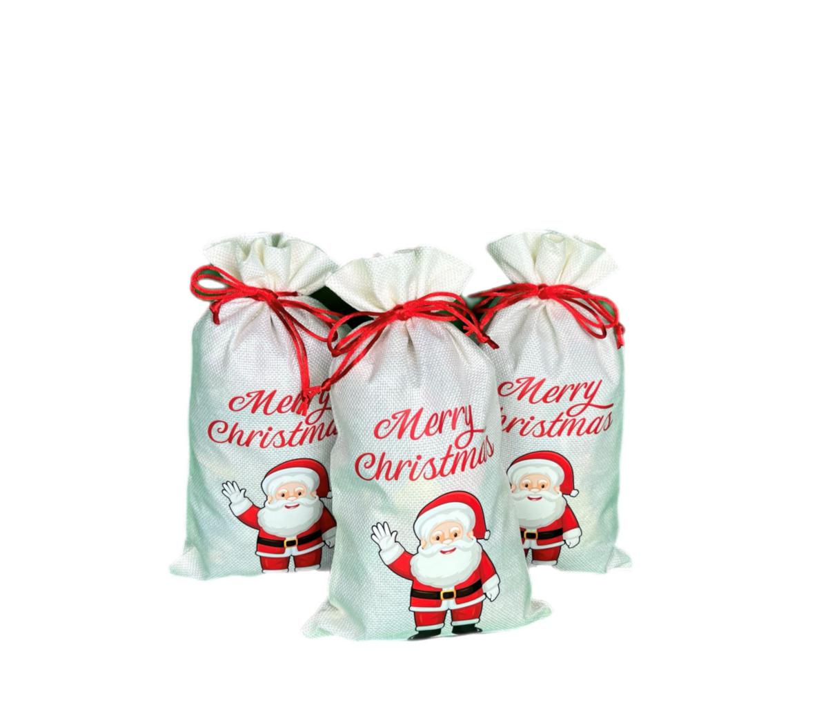 Julsäck m godis Tomte - CHRISTMAS BAG SANTA 0,9KG