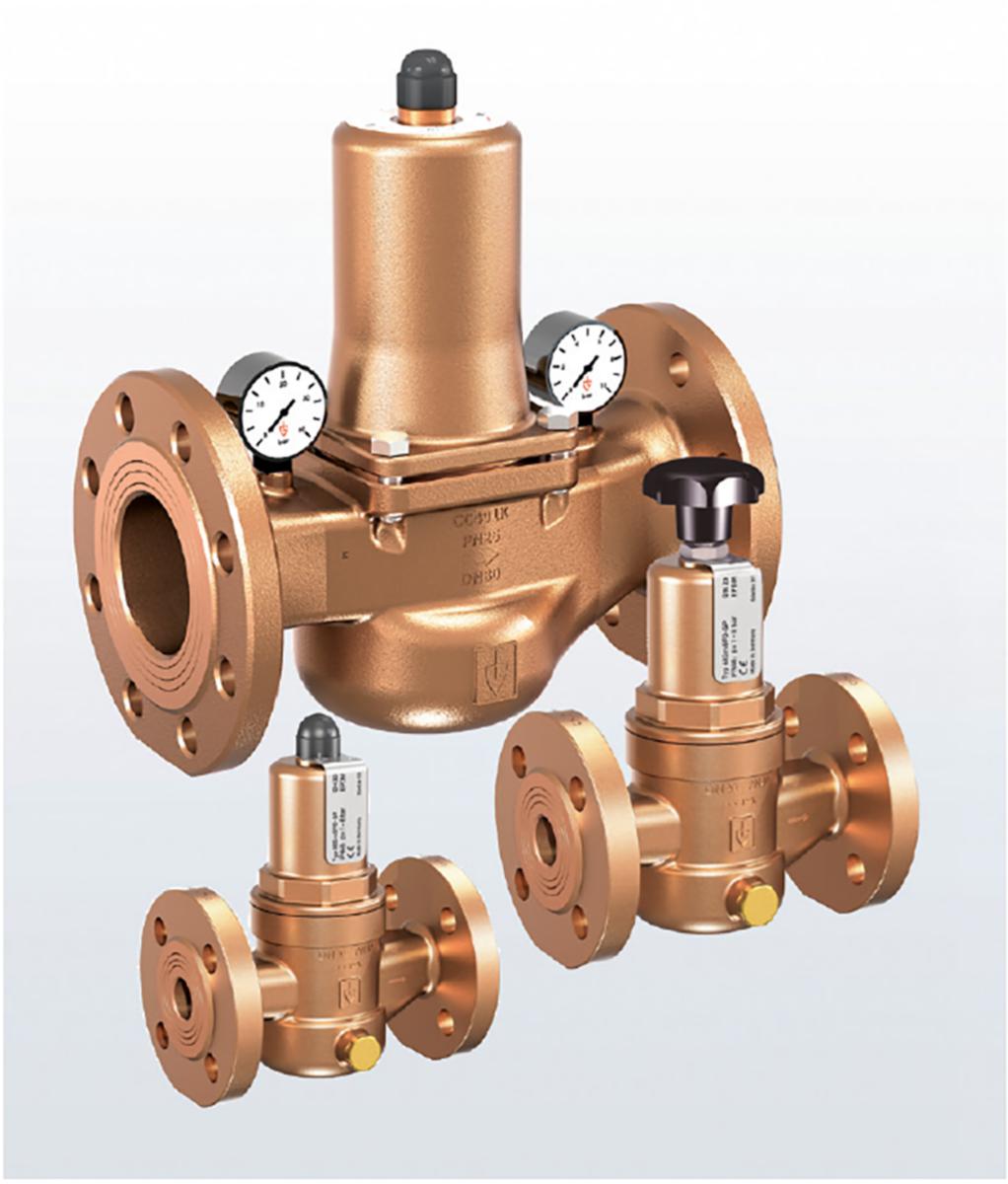 Reduceringsventil 682m GFO, Goetze - REDUCERVENTIL682mGFODN15 PN16 FL/FL 15/15 EPDM 1-8 bar