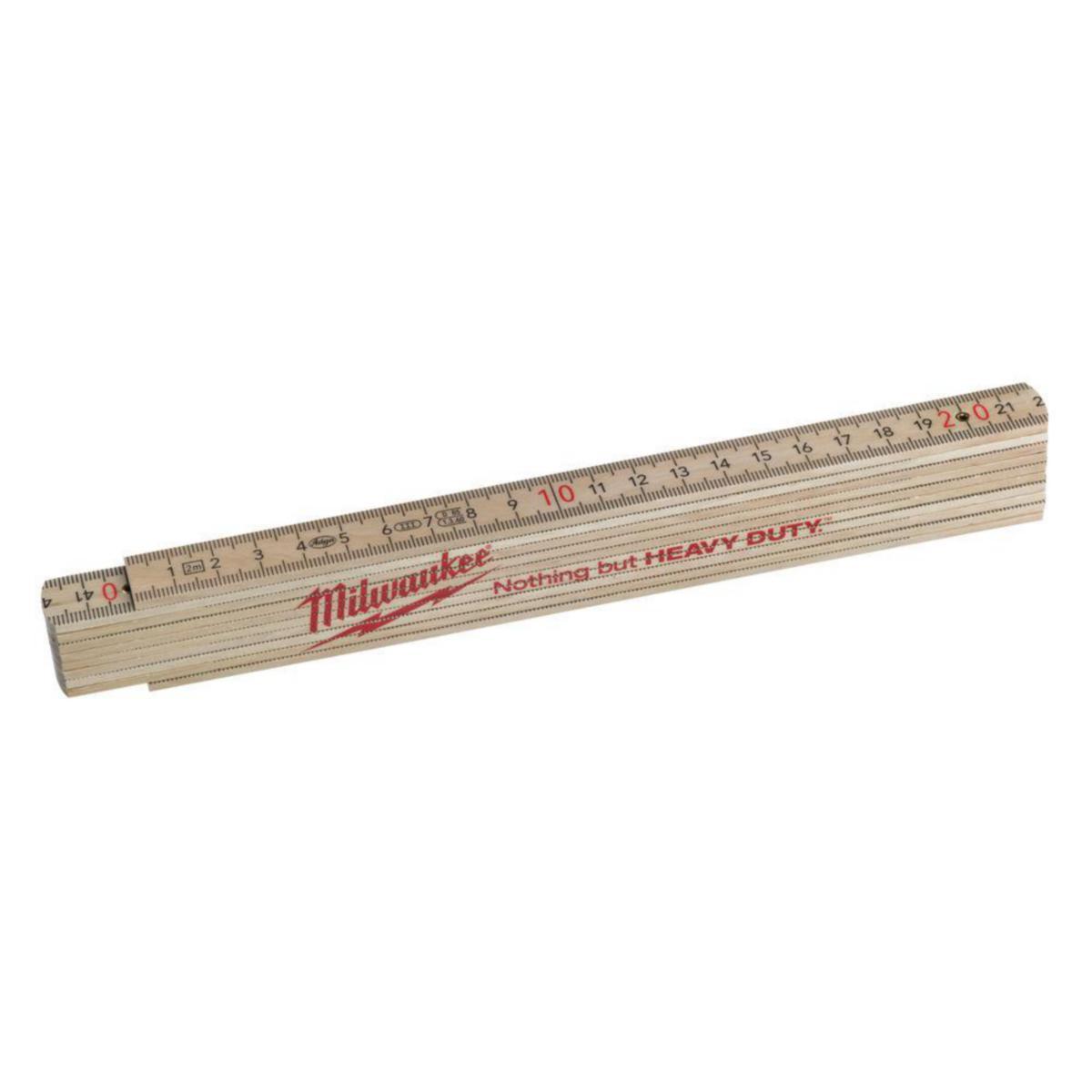 Tape measure Milwaukee wood - RULER SLIM MILWAUKEE 2M
