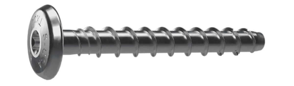 Betongskruv Sormat S-CSA P C4 lågkullrigt huvud med stor diameter - BETONGSKRUV S-CSA+ P FL ML 6x60/5/20 T30 10/FRP