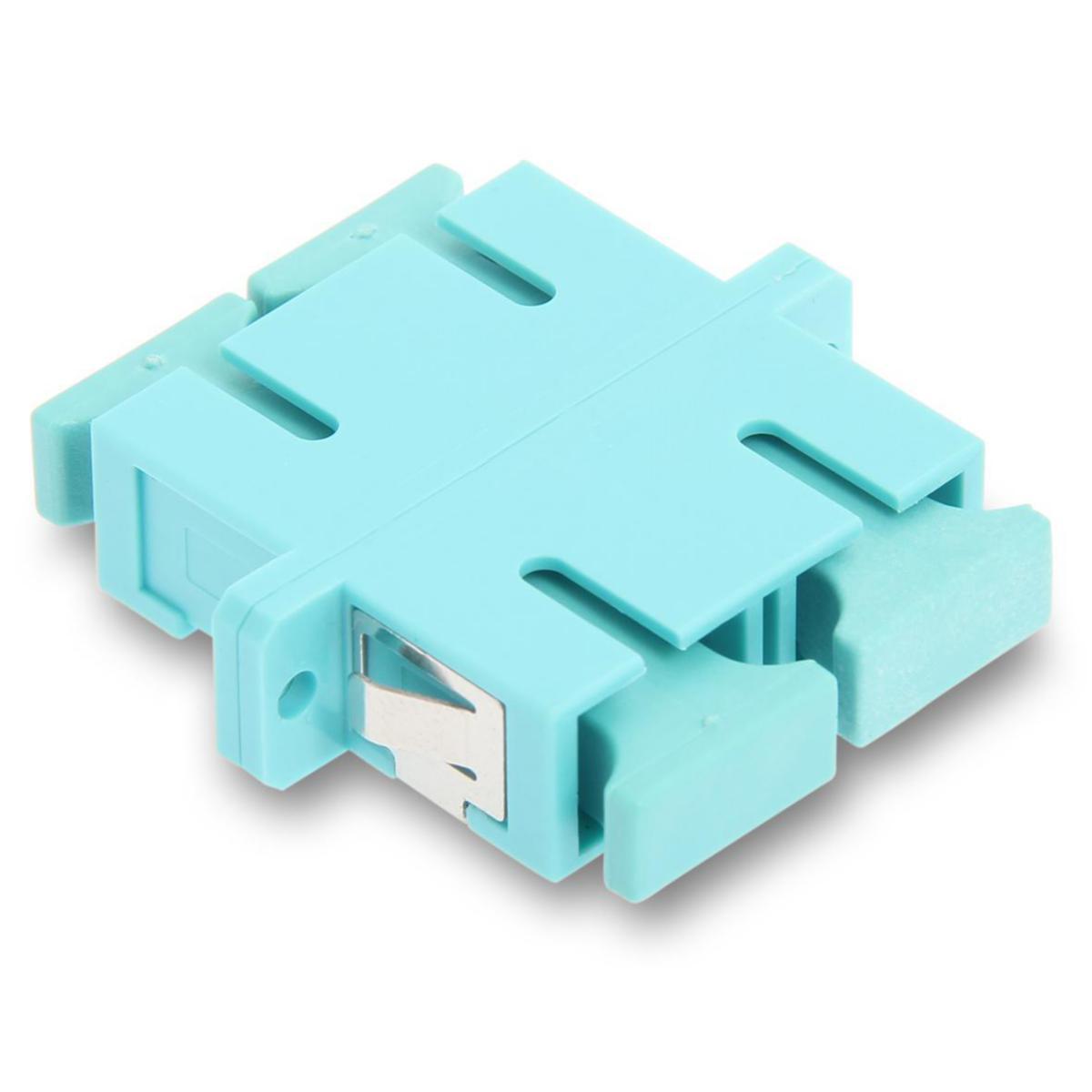 Fibre splice connectors Multimode OM1, OM2, OM3, Eurolan - ADAPTER 2XSC MM OM3 AQUA 36A-M1-2SC-AQ