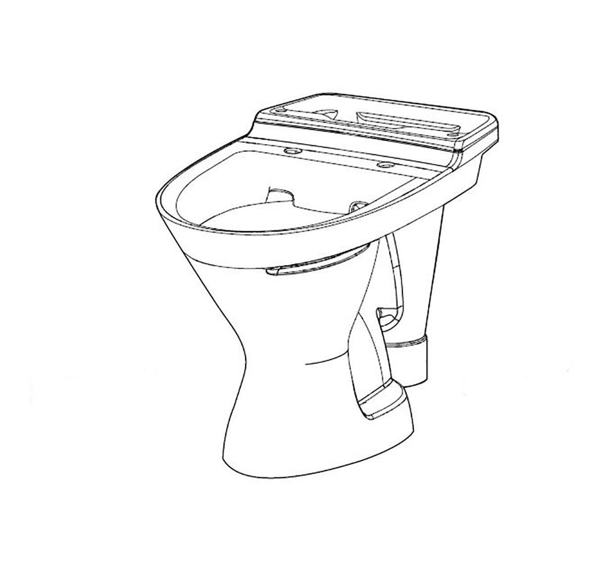 WC-skål Spira 6270, Ifö - IFÖ SPIRA WC-SKÅL RESERVDEL 6270 LIM