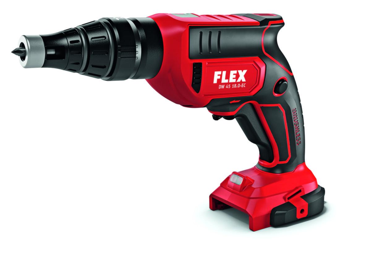 Gipsskruvdragare Flex DW45 SOLO - GIPSSKRUVDRAGARE FLEX DW45 18V SOLO 6/28 NM LEV I KARTONG