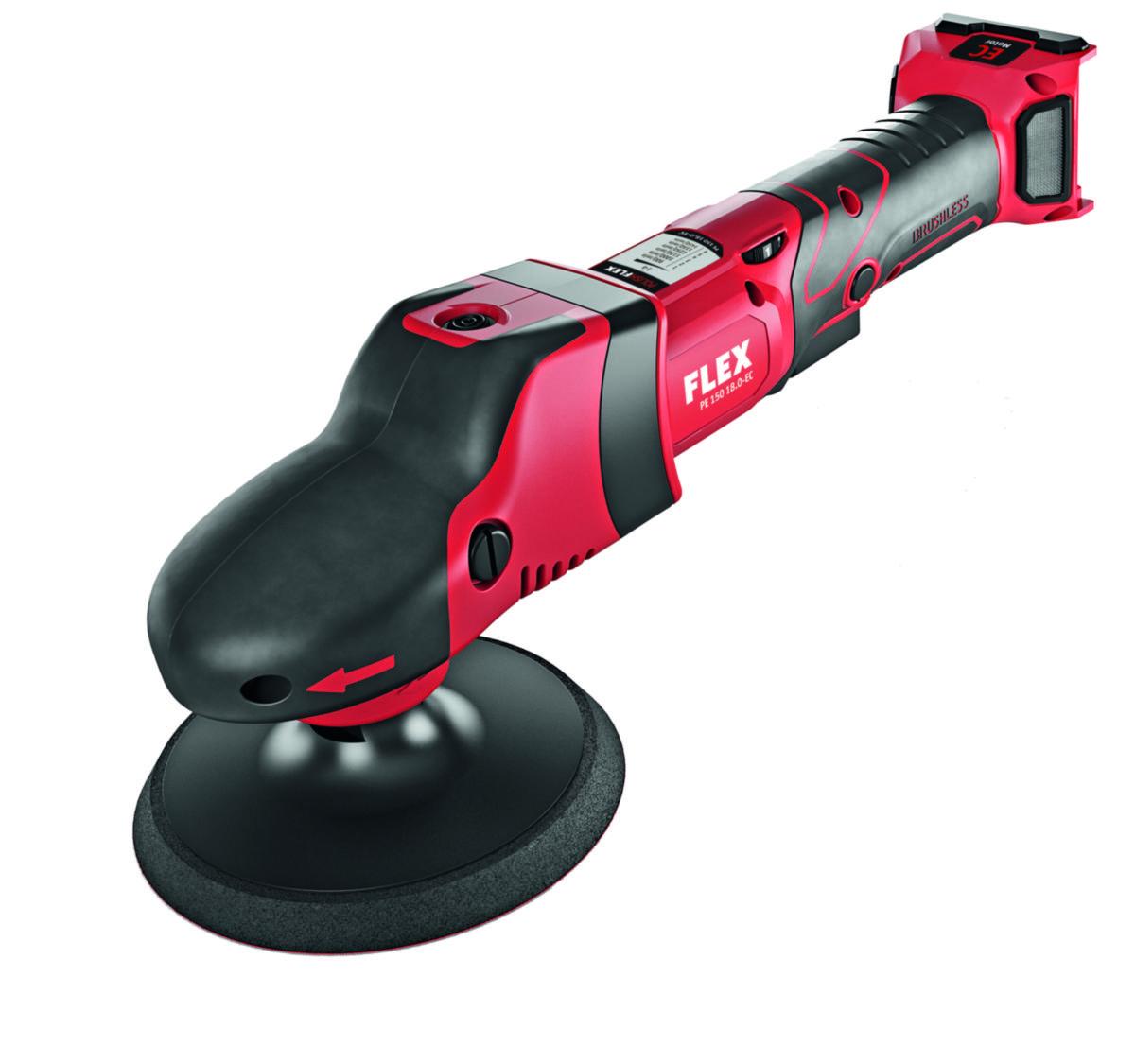 Polermaskin Flex PE150 18.0-EC K SOLO - POLERMASKIN FLEX PE150 18V SOLO 150-1450/MIN KARTONG