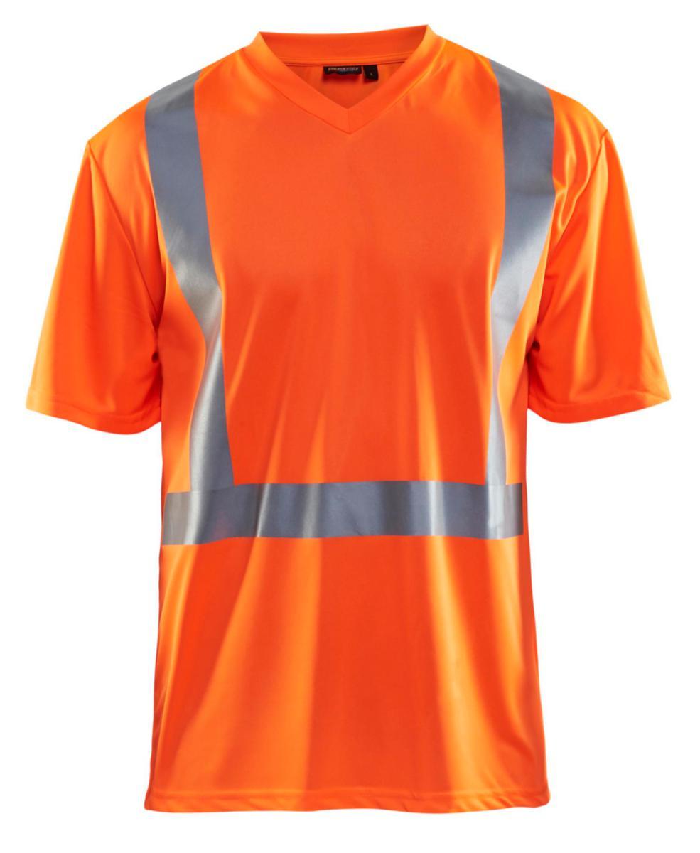 T-shirt Blåkläder 3382-1011 - T-SHIRT BLK 3382-1011 UV-SKYDD ORANGE VARSEL KL2 3XL