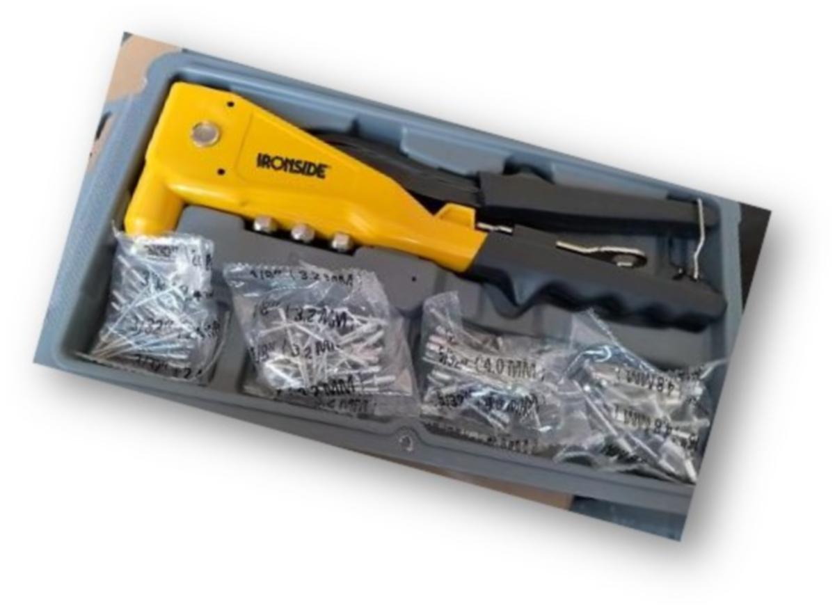 Blindnittångsats Ironside - BLINDNITTÅNGSATS IRONSIDE MED 100 ST NITAR 104084