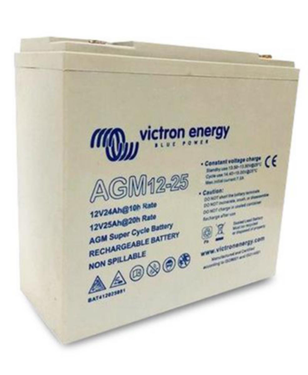 Förbrukningsbatteri Victron Super Cycle AGM - FÖRBRUKN.BATTERI AGM 12V 25AH VICTRON (M5) BAT412025081