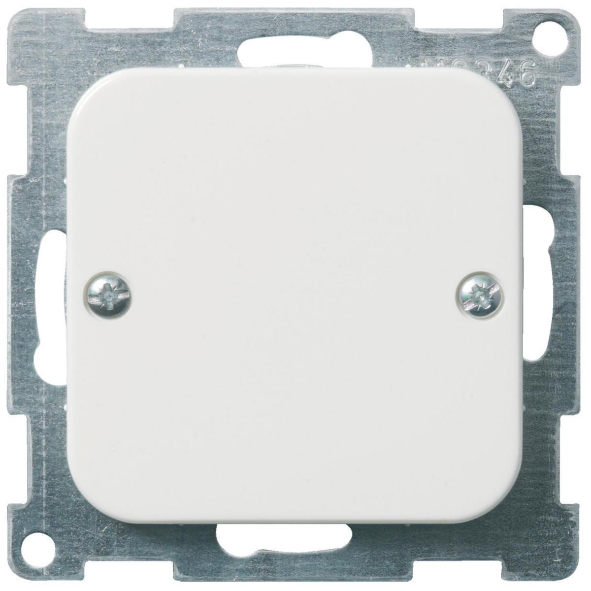 Centrumplatta för datauttag plan - CENTR.PLATTA OHÅLAD P-VIT