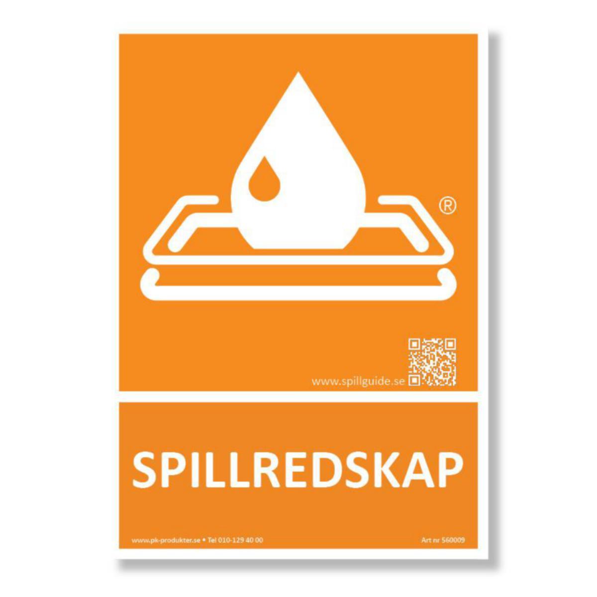 Skylt Spillredskap dubbelsidig - SKYLT SPILLREDSKAP® A5 DUBBELS