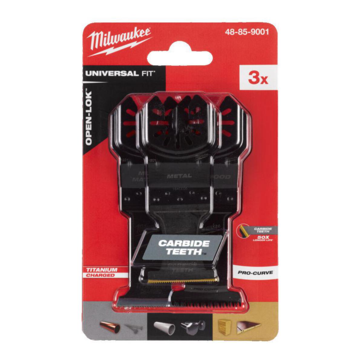 Sågbladsats Milwaukee MT OPEN-LOK 3P - SÅGBLADSATS MILWAUKEE MT OPEN-LOK 3P