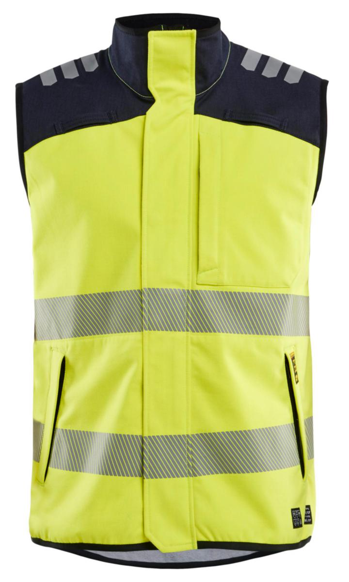 Väst Blåkläder 3849-1560 Flam - SOFTSHELLVÄST BLK 3849-1560 GUL VARSEL KL2 FLAM STL 4XL