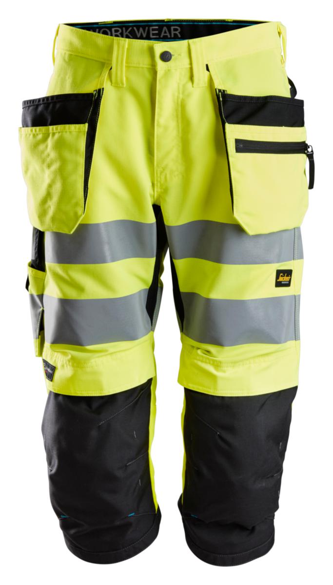 Pirat Pants Snickers 6134 Hi-vis - PIRAT PANTS SNICKERS 6134 YEL HIVIS CL1 LITE C44