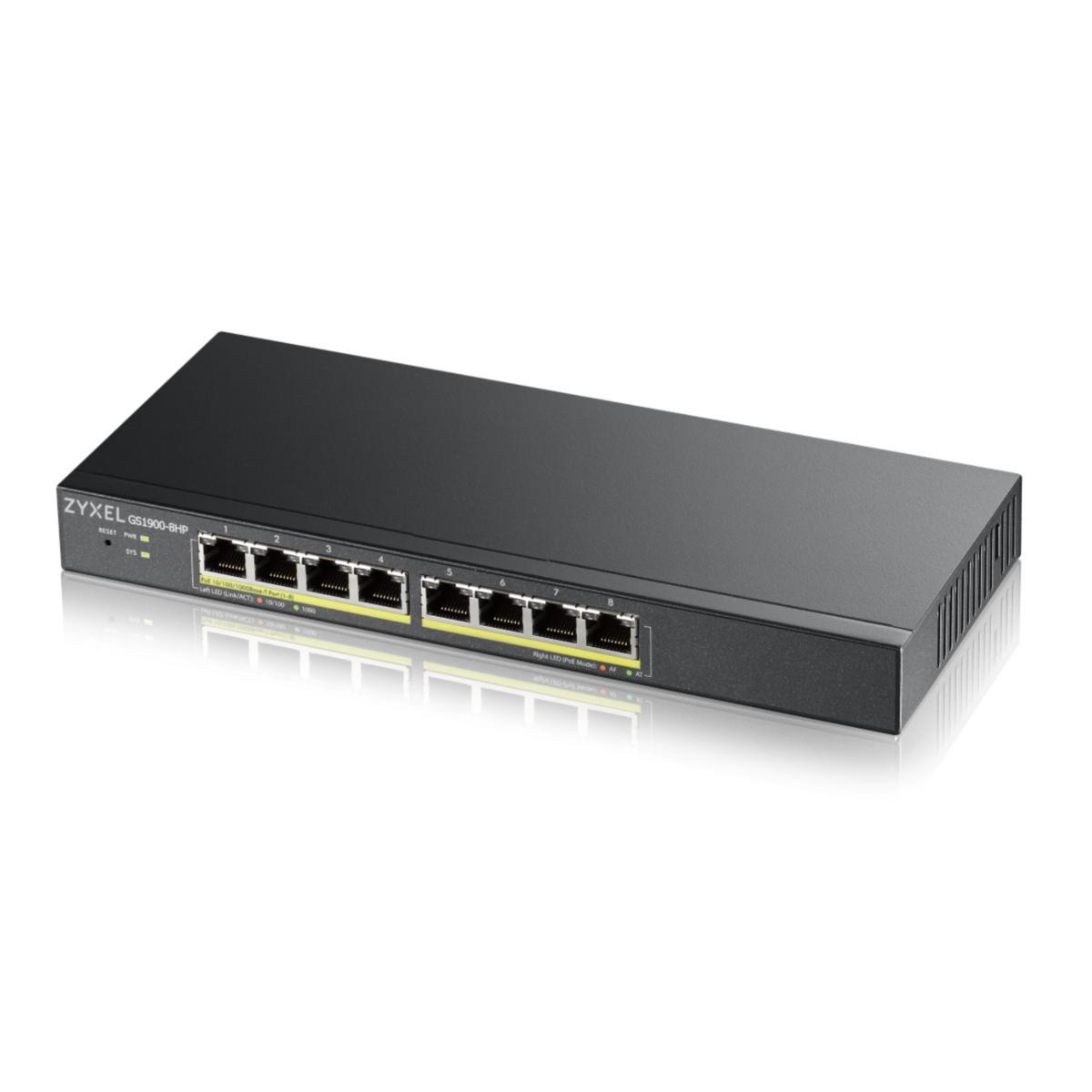 Switch 8 port GS1900 L2 POE - SWITCH 8 PORTAR L2 POE GS1900-8HP-EU0103F