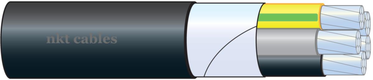 Jordkabel N1XE-AR 1kV, NKT - N1XE-AR 5G25 T500