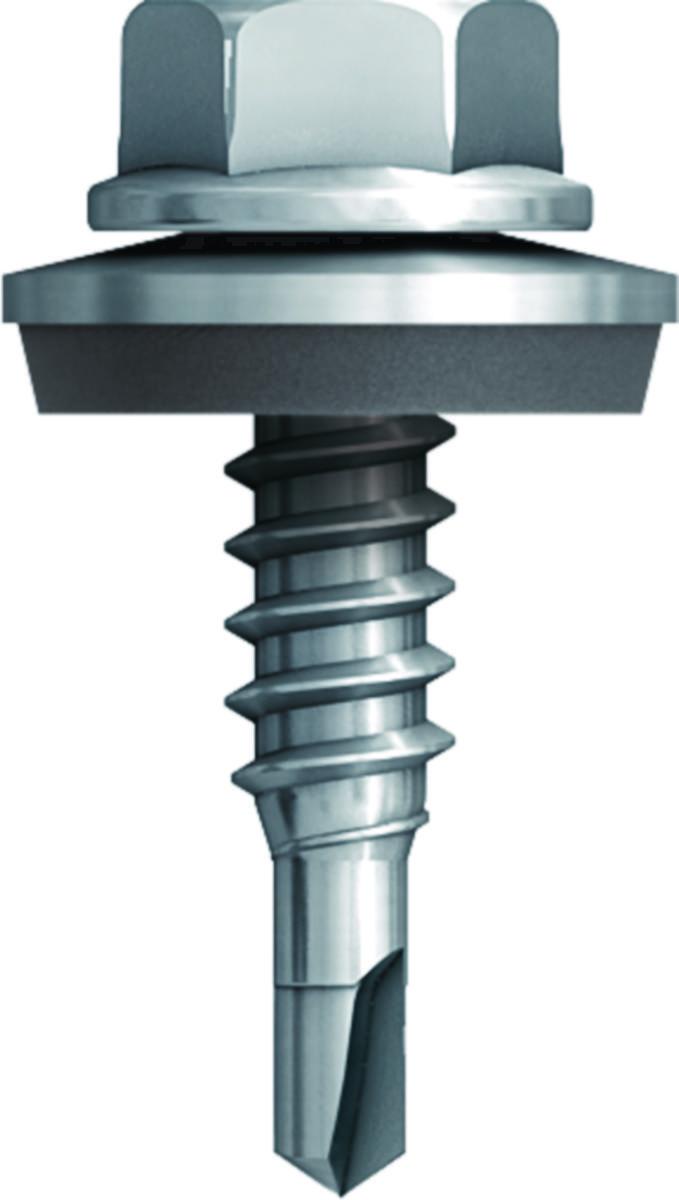 Building Sheet Screw SAPHIR®-KOMBI Painted - SCREW EJOT SAPHIR 4.8X20 BLACK 9011 ZPL (250 ST)