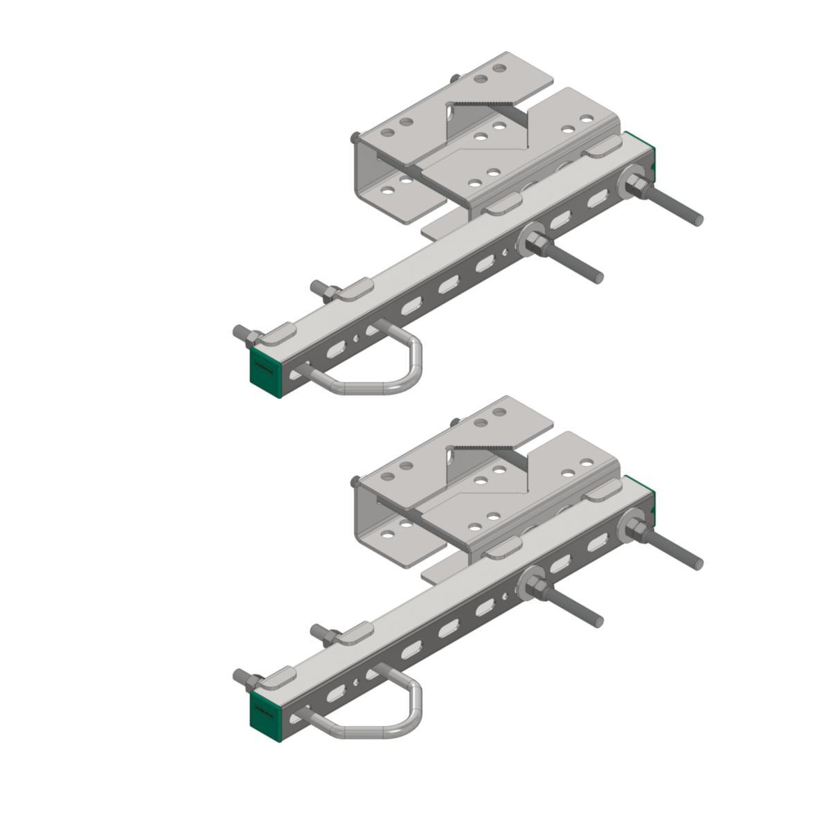 Offset parallellfäste Ø20-120, 1 set - OFFSET PARALLELLFÄSTE Ø20-120 1 SET