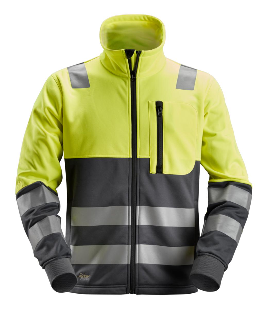 Fleecejacka Snickers 8035 Allround - FLEECEJACKA SNICKERS 8035 ORAN /SVART VARSEL KL2 AW STL XS