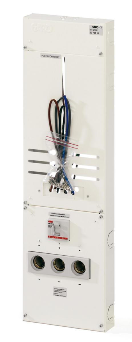 Mätartavla med brytare och säkring GII - MÄTARTAVLA MED BRYT & SÄKR. MT233-1 HB 1PL2