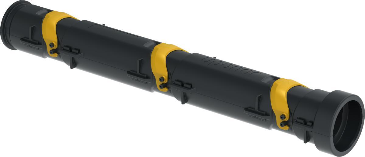 Kabelrör SRS FastGuard, delat - KABELRÖR DELAT 110MM 1M GUL UPONOR FASTGUARD SRS