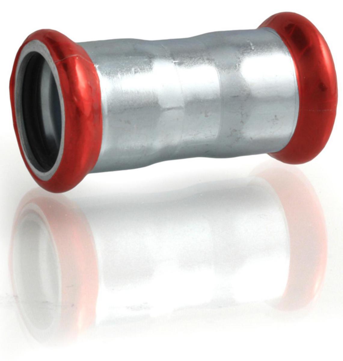 Sleeve type M, electro-galvanized, A-press, a-collection - 108 COUPLING M CARBON STEEL A-PRESS