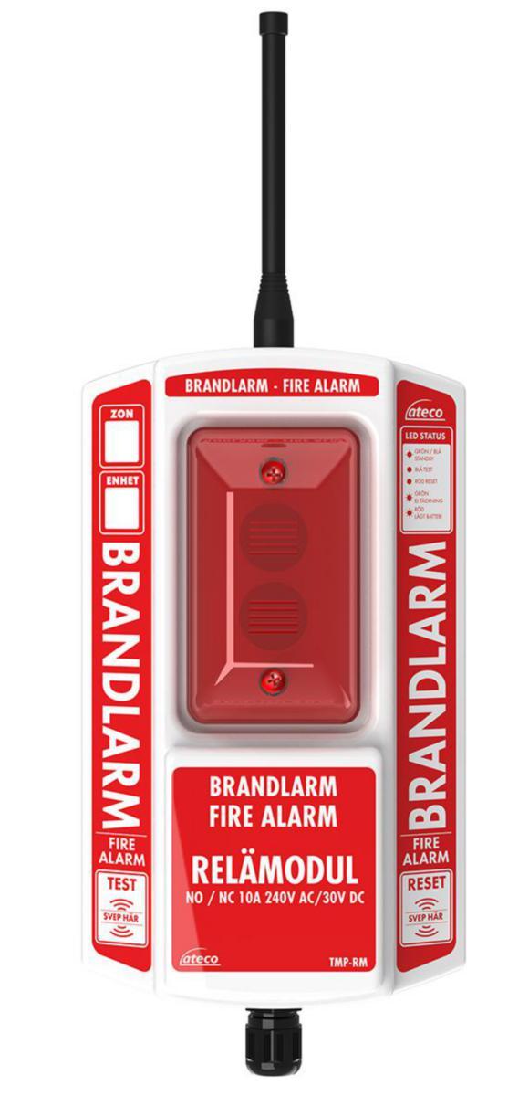 Brandlarm temporärt relämodul TMP-RM - BRANDLARM TEMPORÄRT RELÄMODUL TMP-RM