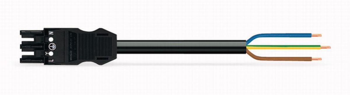Kablage Snabbkoppling Winsta Cca, hona-fri - KABLAGE CCA 3G1,5 HO/FRI 1M SV 771-9393/166-101