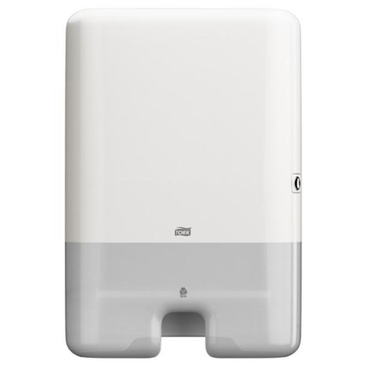 Dispenser Tork Multifold handduk H2 - DISPENSER TORK KEDJEVIKT H2 HANDDUK VIT 552000