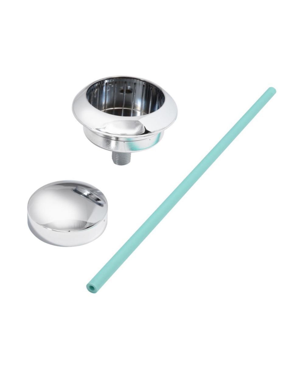 Push-button single - Gustavsberg Toilet Nordic 2002 - GBG K FLUSH BUTTOM, NORDIC 2002-, SINGLE, CHROME