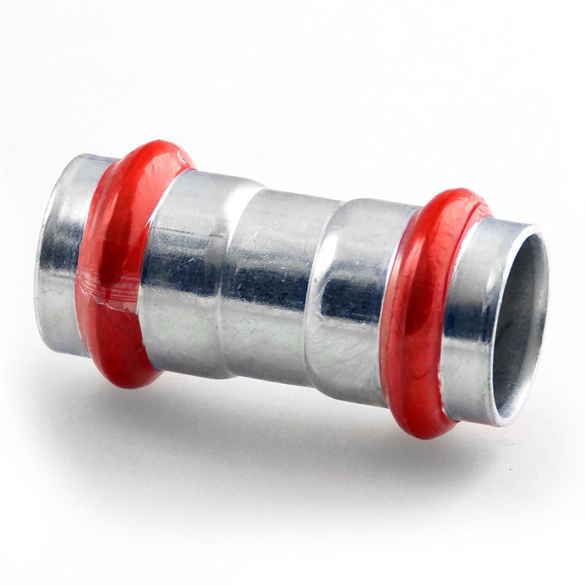 Type V Socket, electro-galvanized, A-press, a-collection - 12 COUPLING V CARBON STEEL A-PRESS