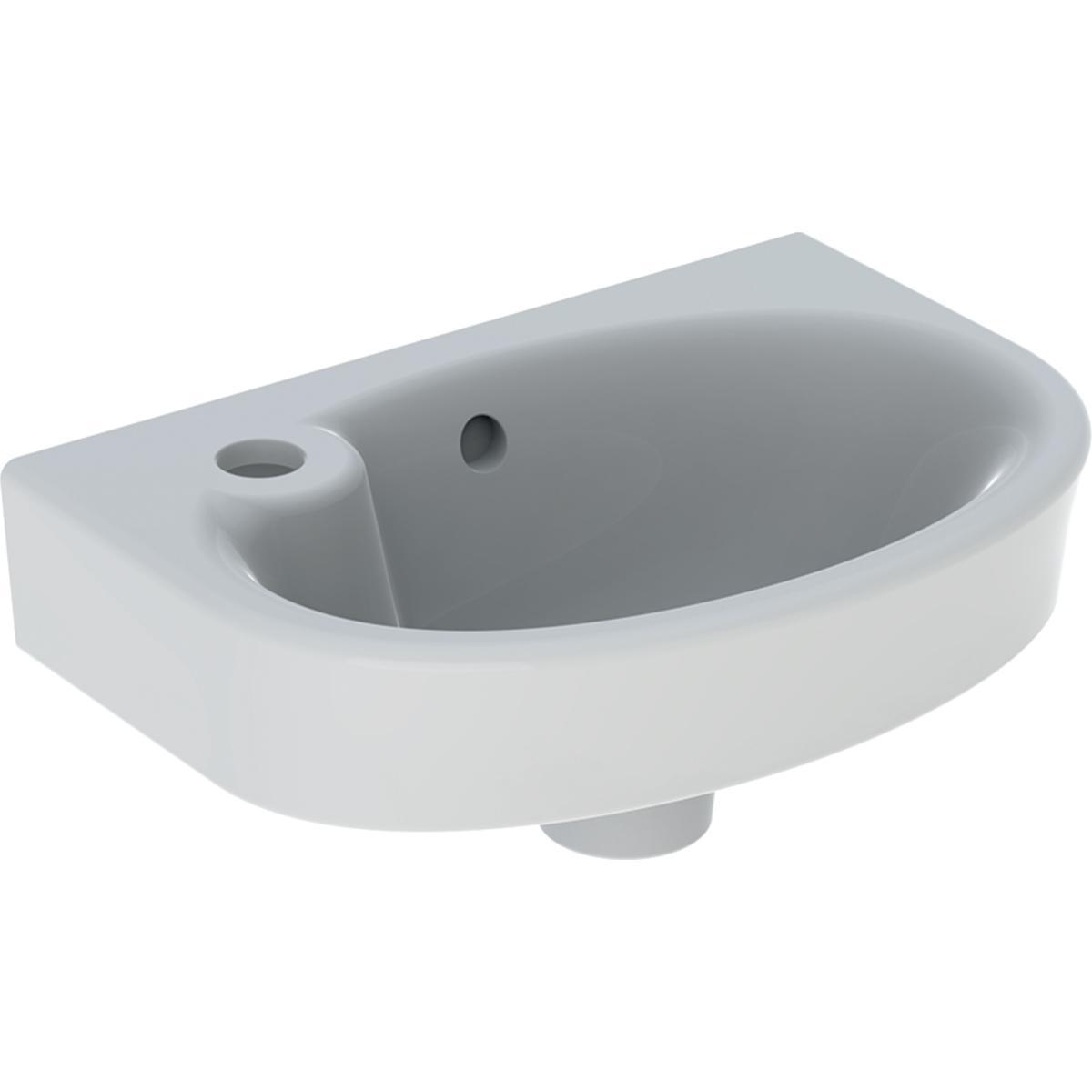 Washbasin Vinta Rounded, Ifö - IFÖ VINTA WASHBASIN ROUNDED 40X28CM, MIXER HOLE LEFT