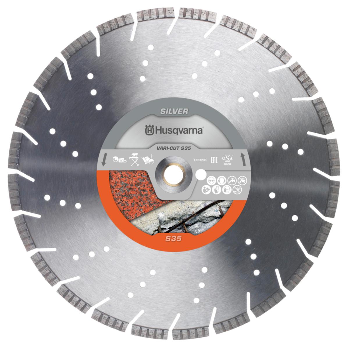 Diamond Blade Husqvarna Vari-Cut S35 - DIAMOND BLADE HUSQVARNA S35 35 VARI-CUT GRANIT 25.4/20
