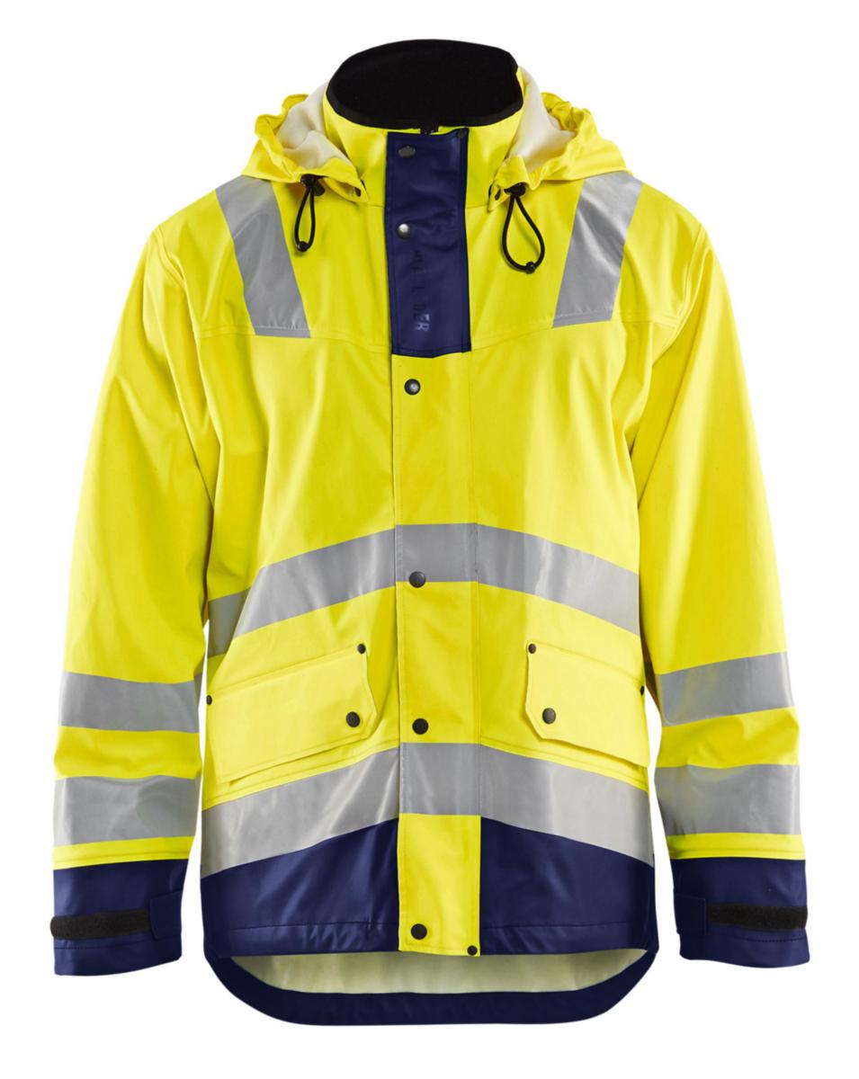 Regnjacka Blåkläder 4302-2003 - REGNJACKA BLK 4302-2003 VARSEL KL.3 GUL/MARIN STL 4XL