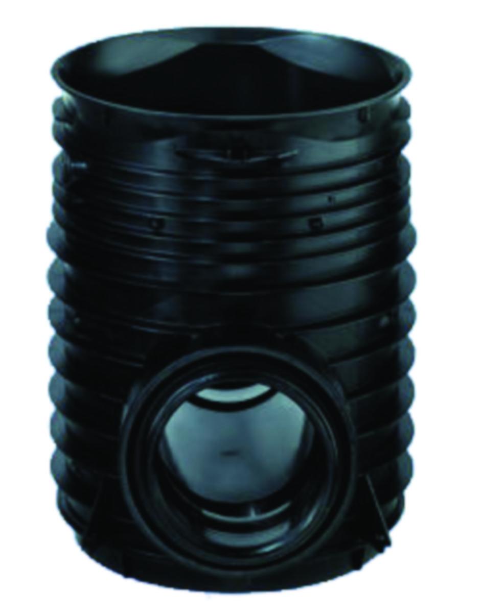 Tillsynsbrunn, Wavin Tegra 400, Typ1 rakt genomlopp - TEGRA 400 TP1 110 FÖR SLÄTA MARKRÖR