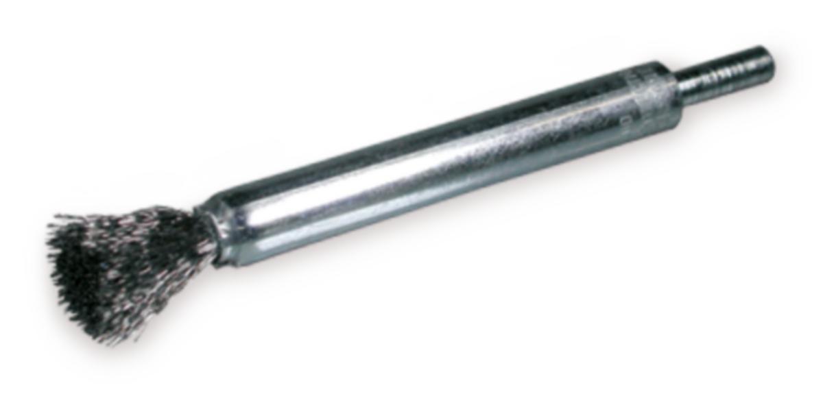 Ändborste Osborn Superior, Krusad tråd - ÄNDBORSTE OSBORN D10/T6 0.20 STÅLTRÅD LÅNG MOD